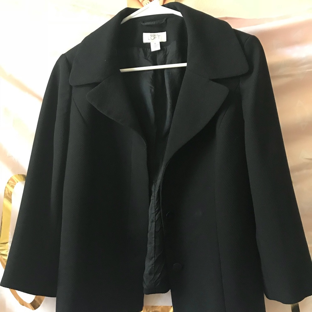 Black loft blazer